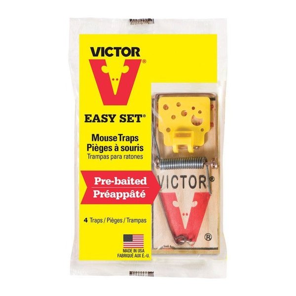 Victor Small Snap Trap For Mice 4 pk M032